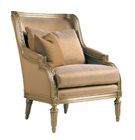 Emperador Lounge&nbsp;Chair&nbsp;shown with:Boxed seat cushionExposed frame available in selection of finishes