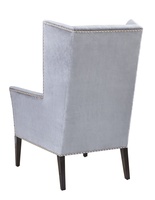 Emerson&nbsp;Chair&nbsp;shown with:Tight box quilted seat, arms, and inside backBombay&nbsp;finishSilver&nbsp;nailhead trim spaced over fabric tape