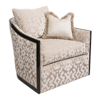 Gatsby Chair shown with:Boxed bench seatBuilt-to-the-floor baseBombay&nbsp;finishSilver nailhead frame trim