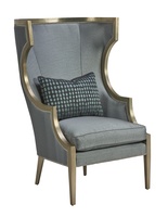 Karma Chair shown with:Cashmere Silver finishMerengue nailhead frame trim