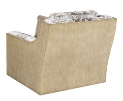 Liam Chair shown with:Oatmeal&nbsp;finishPewter&nbsp;nailhead frame trim