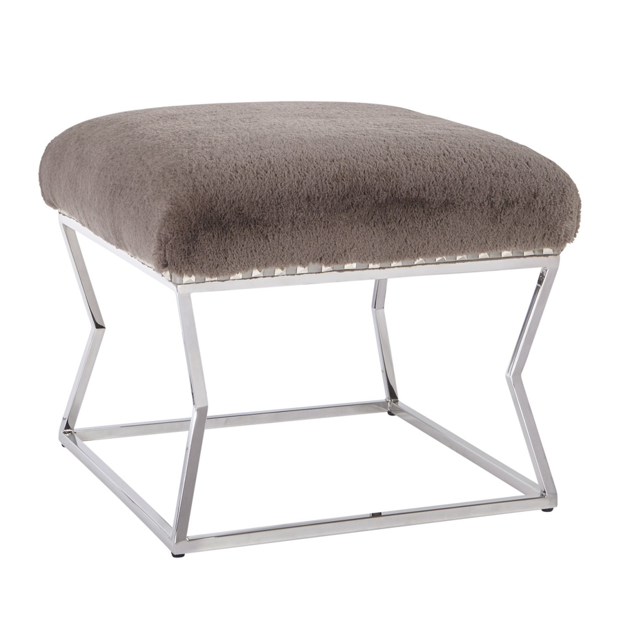 Lotus&nbsp;Bench&nbsp;shown with:Tight seatStainless Steel legsSilver Nile nailhead trim spaced over fabric tape