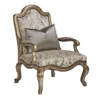Majorca Chair shown with:Silver Cloud finishGunmetal nailhead frame trim