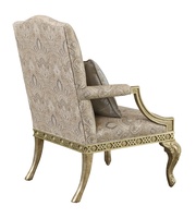 Mayson Chair shown with:Tight seat and backSpecial hand painted decorative motifExposed carved frame in Pompeii finishDeco Silver Leaf&nbsp;finish&nbsp;trim
Exposed frame available in selection of finishes and optional finish trims