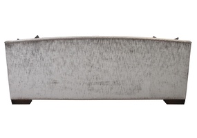 McKenna&nbsp;Sofa shown with:Boxed bench seatPlinth base with Bombay&nbsp;finishSilver nailhead frame trim