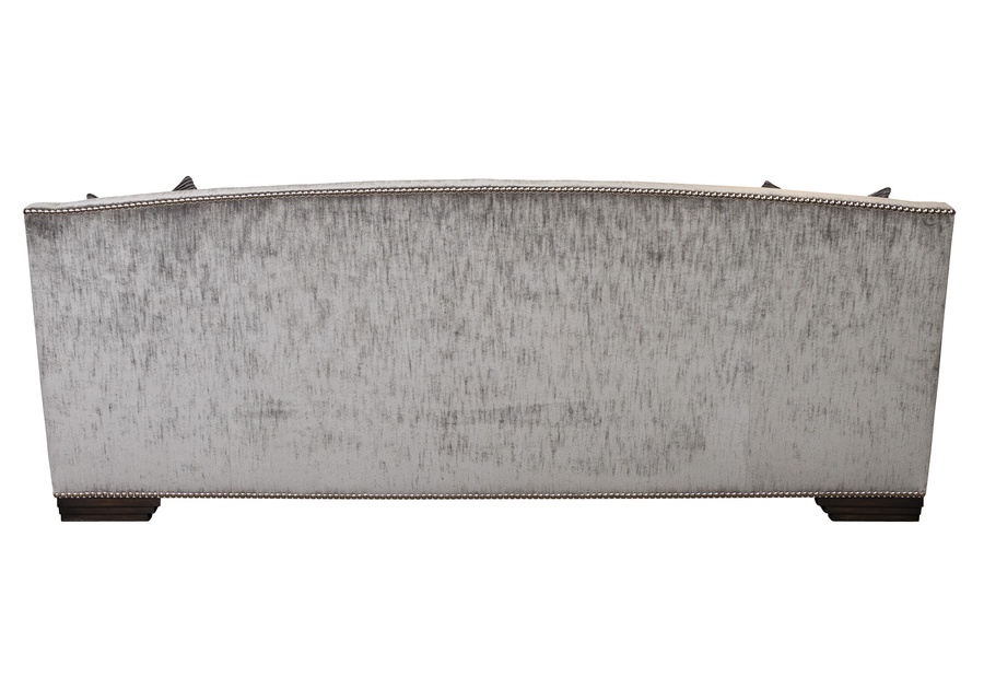 McKenna&nbsp;Sofa shown with:Boxed bench seatPlinth base with Bombay&nbsp;finishSilver nailhead frame trim