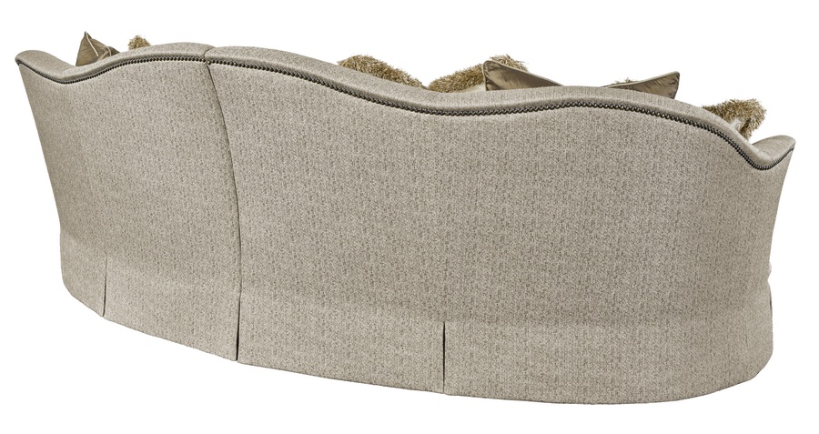 Maritza 2-Piece Sofa shown with:Boxed bench seatDeep skirt with built-in sides and backAntique Brass nailhead frame trim