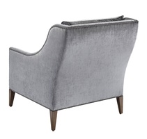 Olinda Chair shown with:Latte finishGunmetal nailhead frame trim