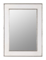 Palo Alto&nbsp;MIrror shown with:Cashmere&nbsp;Silver&nbsp;finishWood&nbsp;panel inset with&nbsp;Ensemble&nbsp;finish