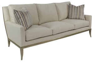 St Bart's&nbsp;Sofa shown with:(3)&nbsp;Seat CushionsDeco Silver&nbsp;finish
