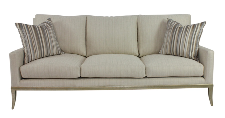 St Bart's&nbsp;Sofa shown with:(3)&nbsp;Seat CushionsDeco Silver&nbsp;finish