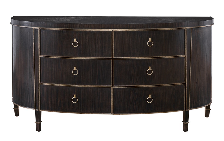 Solstice&nbsp;Dresser shown with:Twilight&nbsp;finish with&nbsp;Aged&nbsp;Medici&nbsp;finish trimRing&nbsp;pull in Medici Nickel finish