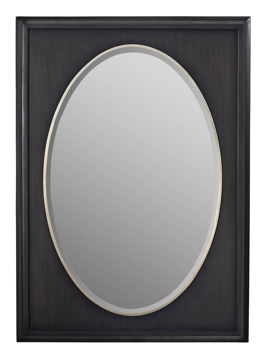 Solstice Mirror shown with:Twilight finishCashmere Silver finish trim