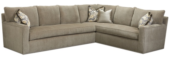 Santa Barbara Sectional shown with:STB53, STB73Track ArmBuilt-to-the-floor baseNailhead frame trim