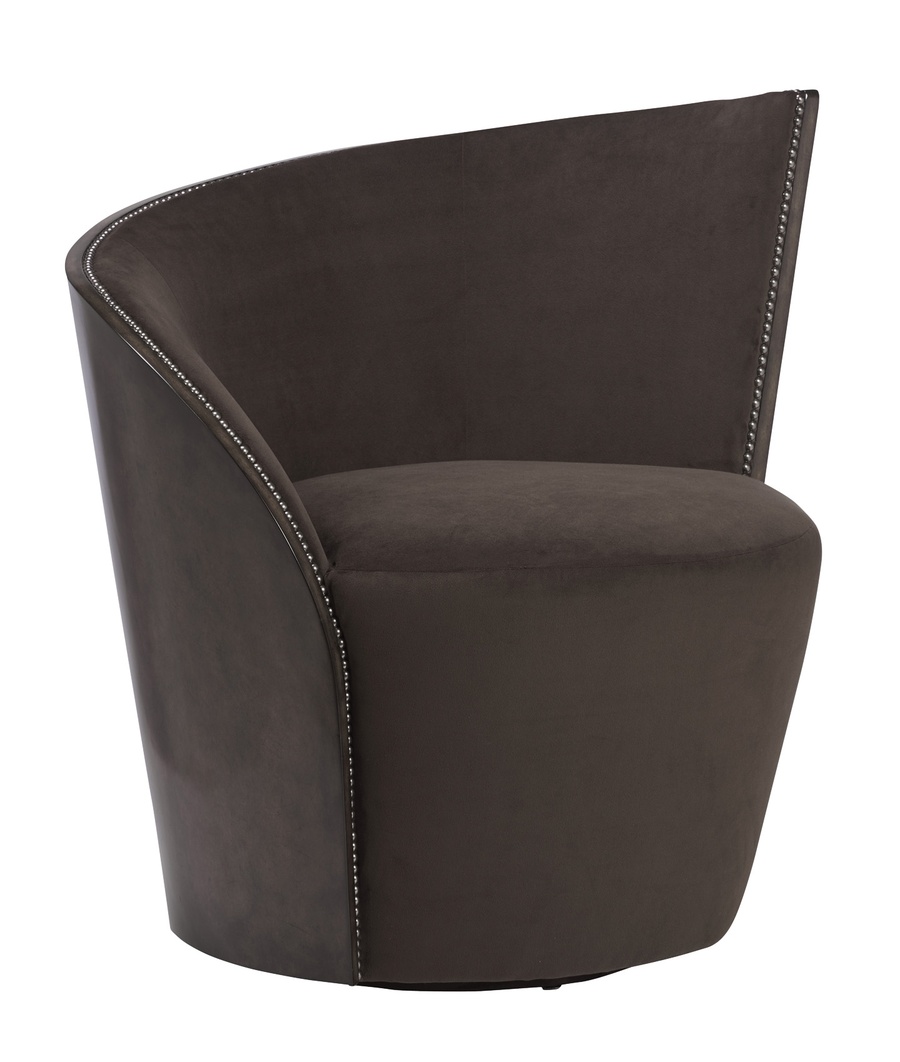 St. Moritz Chair&nbsp;shown with:Dark Bay finishGunmetal&nbsp;nailhead frame trim