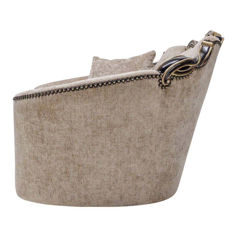 
Versailles Pet Sofa shown with:Boxed bench seatBuilt to the floor baseEbony&nbsp;finish with&nbsp;Versailles leaf finish trimBronze&nbsp;Star nailhead frame trim


Includes&nbsp;two pillows:(1) 16"&nbsp;sq. Knife Edge Pillow(1) 9" Ball Pillow
